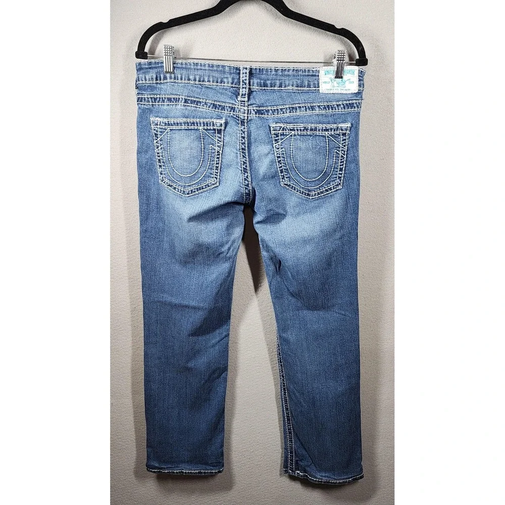 Vintage True Religion Jeans Mens Ricky Big QT Straight Leg Cut Made in‎ USA Y2K